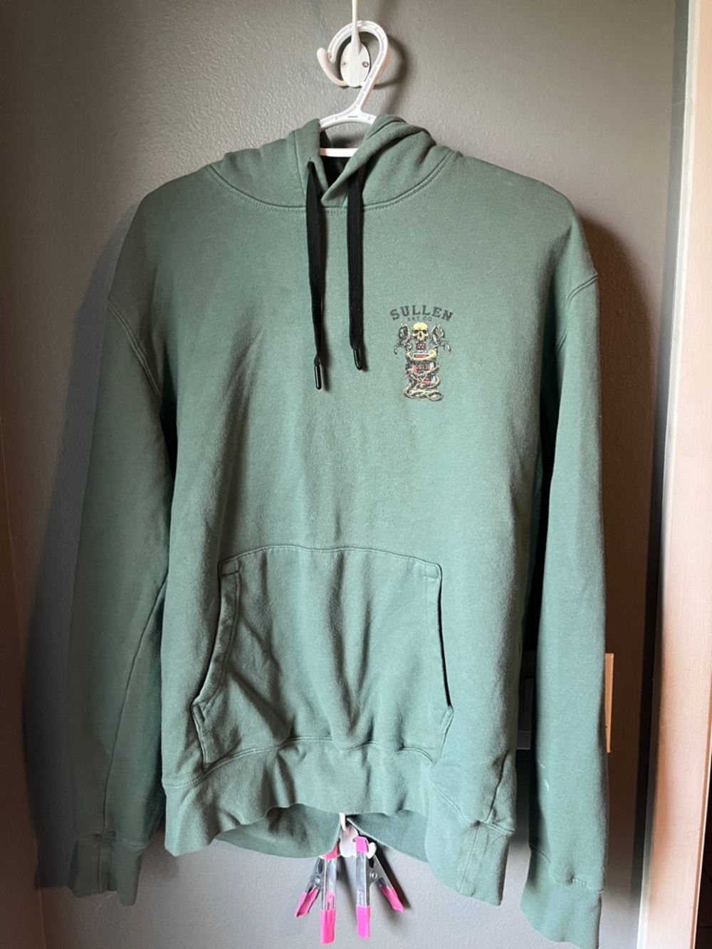 Men's Sage Green Sullen Pullover Hoodie